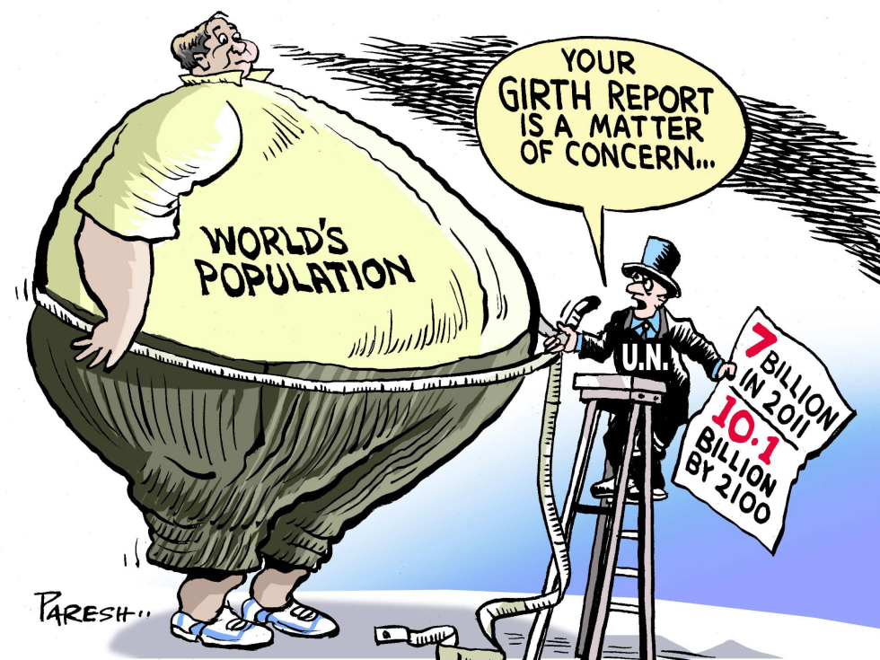  WORLD POPULATION by Paresh Nath