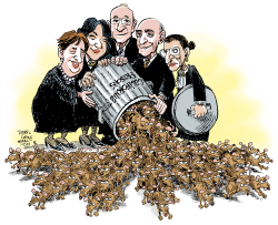 SUPREME COURT AND CALIFORNIA PRISONS by Daryl Cagle