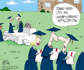 UNEMPLOYMENT GRADUATION by Gary McCoy