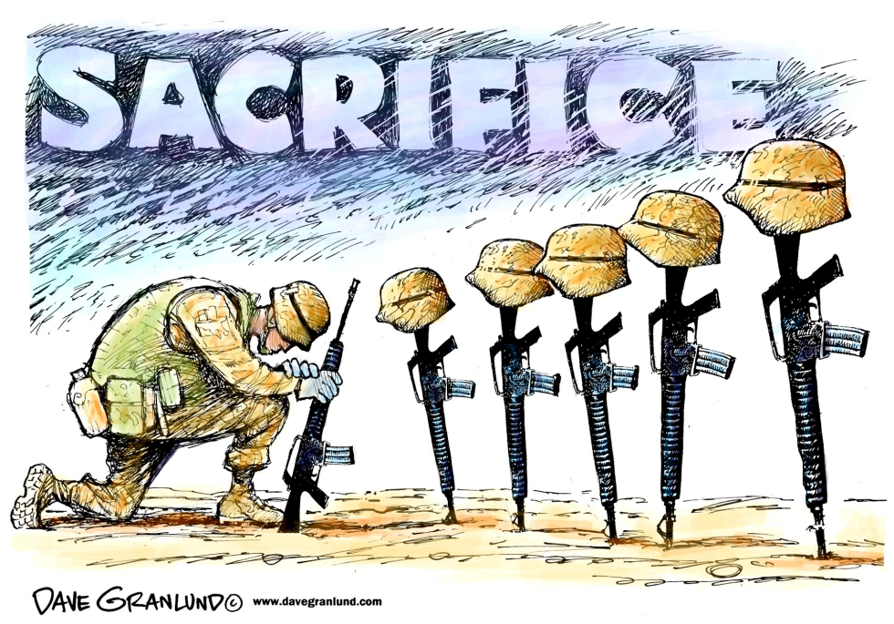  MEMORIAL DAY AND SACRIFICE by Dave Granlund