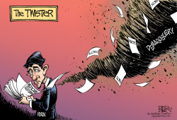 PAUL RYAN TORNADO by Nate Beeler