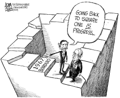 BACK TO SQUARE ONE by Adam Zyglis