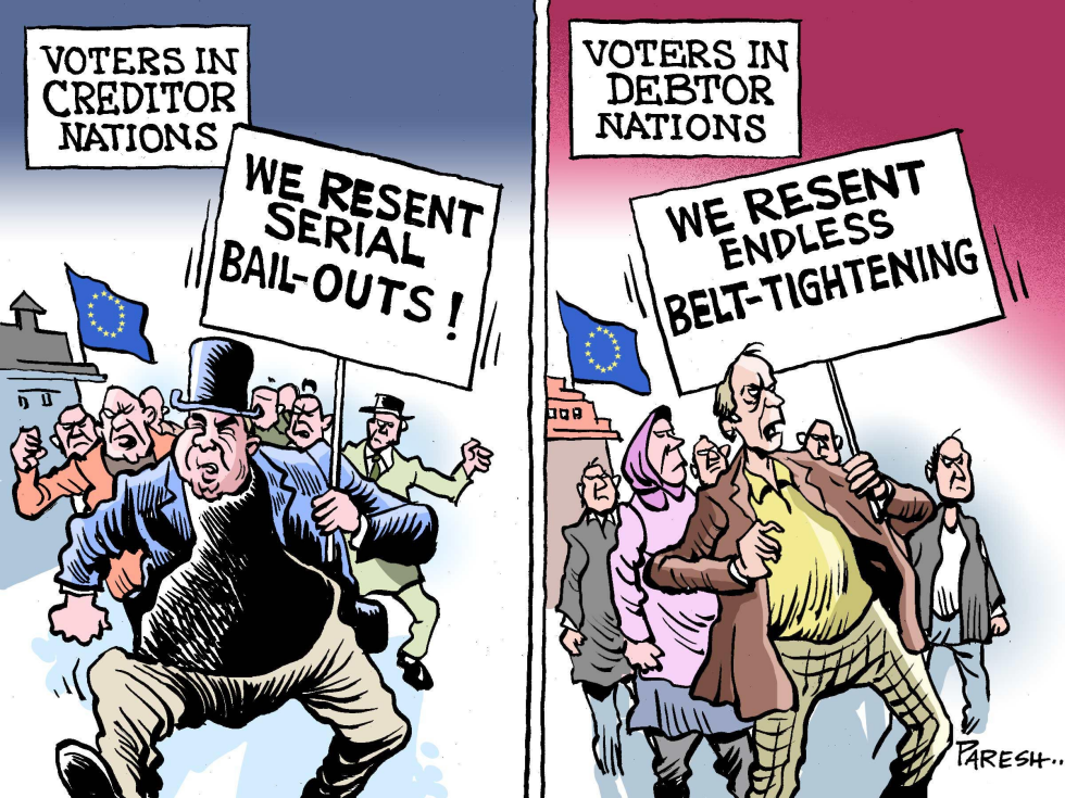  PROTESTS IN EU by Paresh Nath