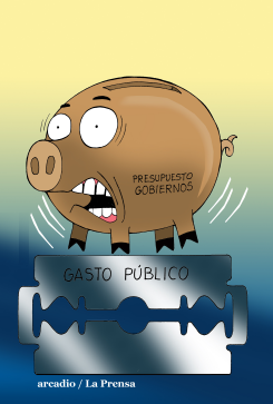 GASTOS VERSUS PRESUPUESTO by Arcadio Esquivel