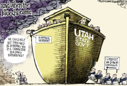 LOCAL UTAH FLOODING by Pat Bagley