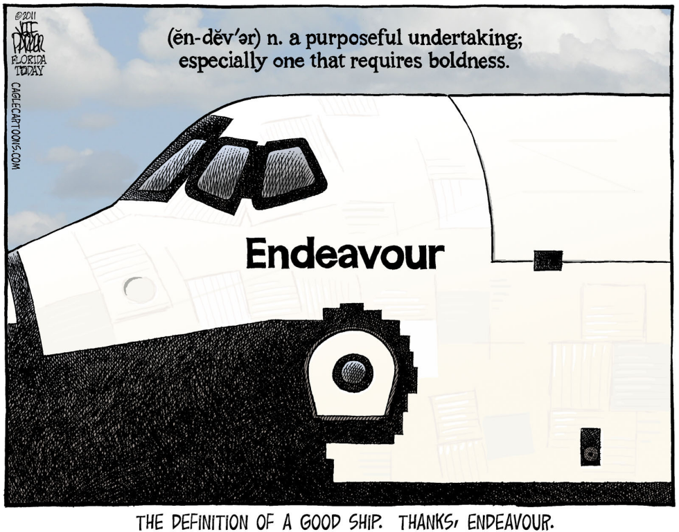  ENDEAVOUR SPACE SHUTTLE  by Parker