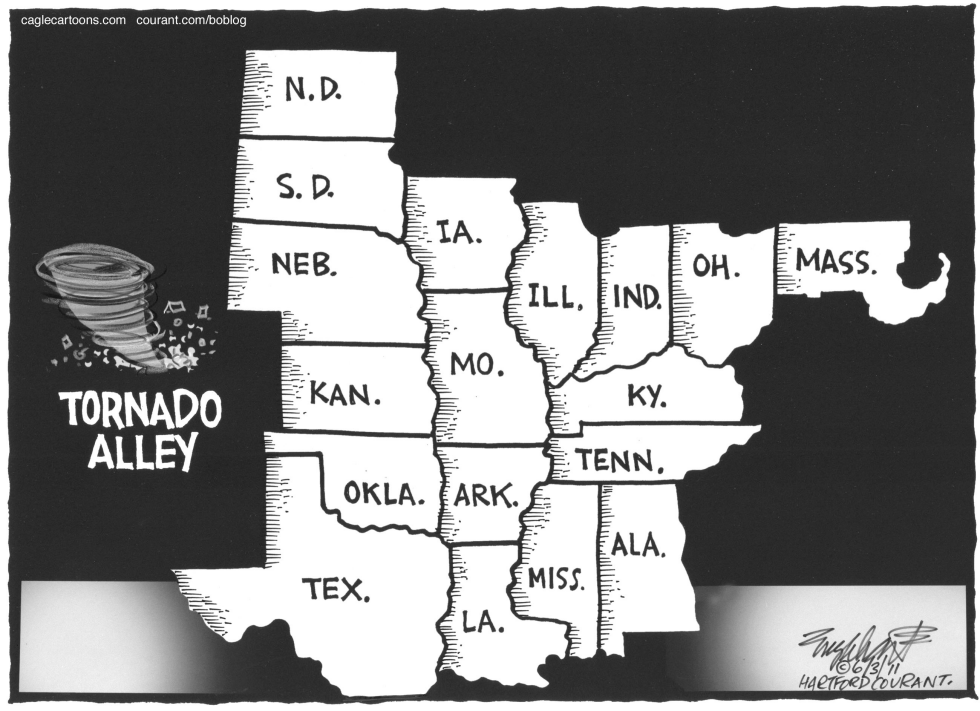  MASSACHUSETTS TORNADOES by Bob Englehart