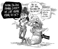 SARAH PALIN SPAWN OR DIE by Daryl Cagle