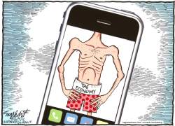 ECONOMIC SEXTING by Bob Englehart