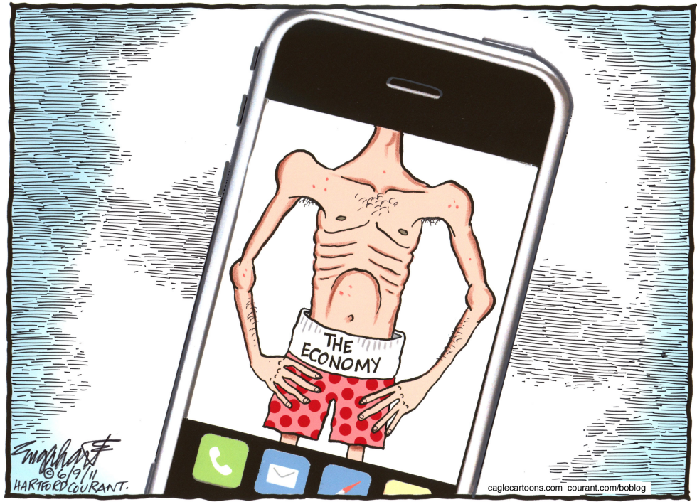  ECONOMIC SEXTING by Bob Englehart