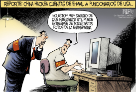 HACKEO CHINO  by Nate Beeler