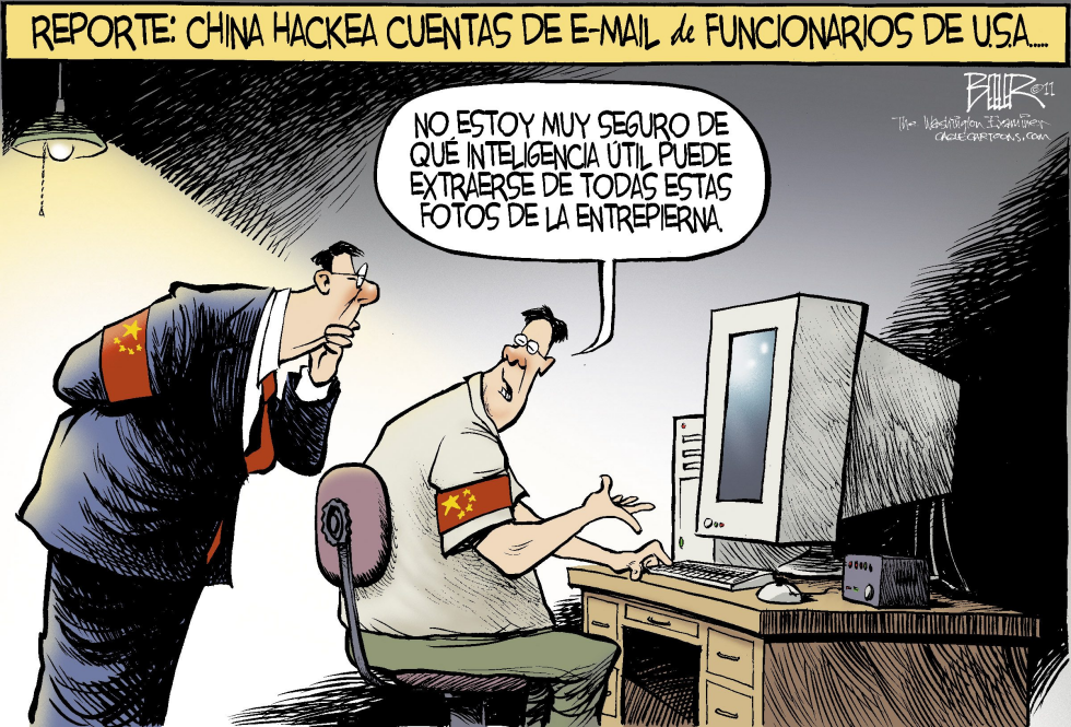  HACKEO CHINO  by Nate Beeler