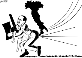 BERLUSCONI AFTER THE REFERENDUM by Rainer Hachfeld