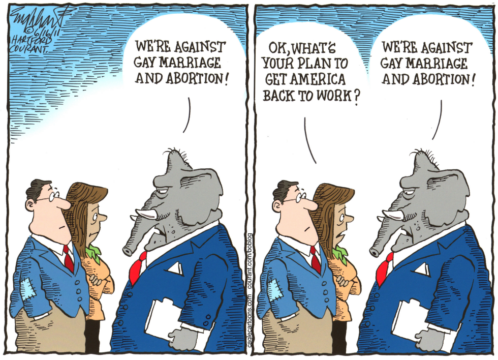  2012 REPUBLICAN CAMPAIGN by Bob Englehart