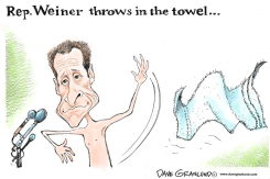 REP WEINER RESIGNS by Dave Granlund