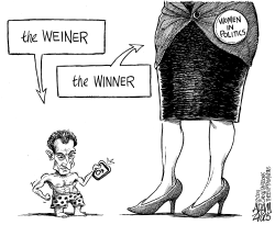 THE WEINER by Adam Zyglis