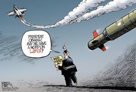 WAR POWERS ACT by Nate Beeler