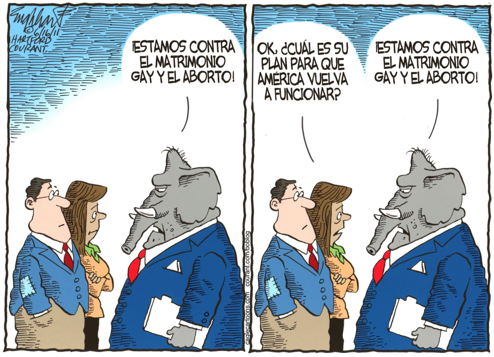  CAMPAñA REPUBLICANA 2012  by Bob Englehart