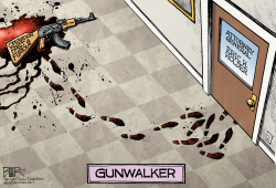 GUNWALKER by Nate Beeler