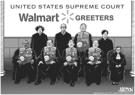 WALMART GREETERS by RJ Matson