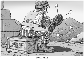 TIRED FEET by RJ Matson