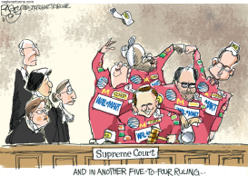 CORPORATE COURT  by Pat Bagley