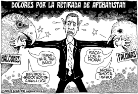 DOLORES POR LA RETIRADA DE AFGHANISTAN by Wolverton