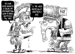 LA GUERRA Y LA PAZ by Daryl Cagle