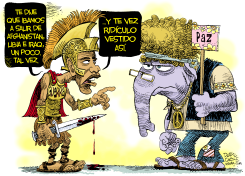 LA GUERRA Y LA PAZ  by Daryl Cagle