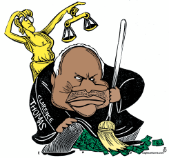 CLARENCE THOMAS  by Randall Enos