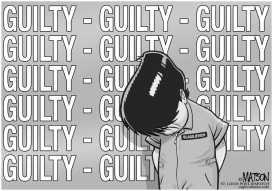 BLAGOJEVICH GUILTY by RJ Matson