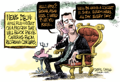 APPLE AND SYRIA  by Daryl Cagle