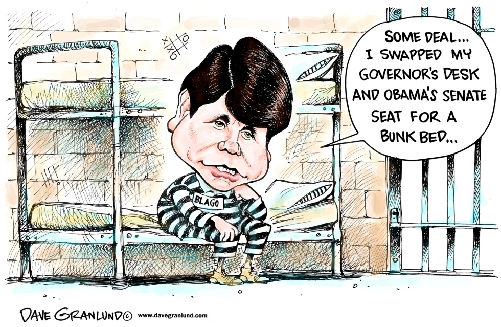  ROD BLAGOJEVICH CONVICTED by Dave Granlund