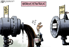 RESERVAS ESTRATEGICAS  by Nate Beeler