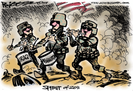 SPIRIT 0F 2011 by Milt Priggee