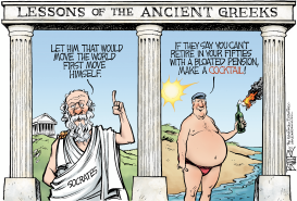 GREEK LESSONS by Nate Beeler