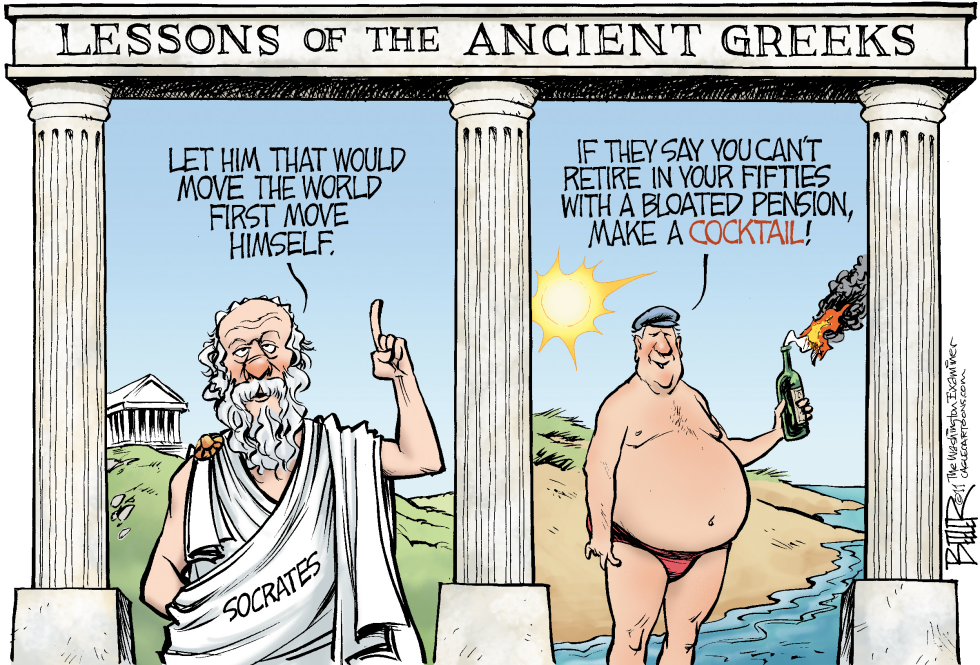  GREEK LESSONS by Nate Beeler