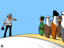 PEOPLES BOWLING  by Emad Hajjaj