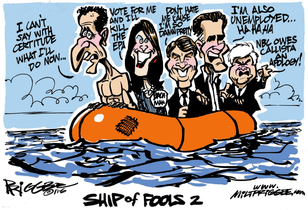  SHIP OF FOOLS  by Milt Priggee