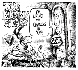 GORE MUMMY SPEAKS by Mike Lane