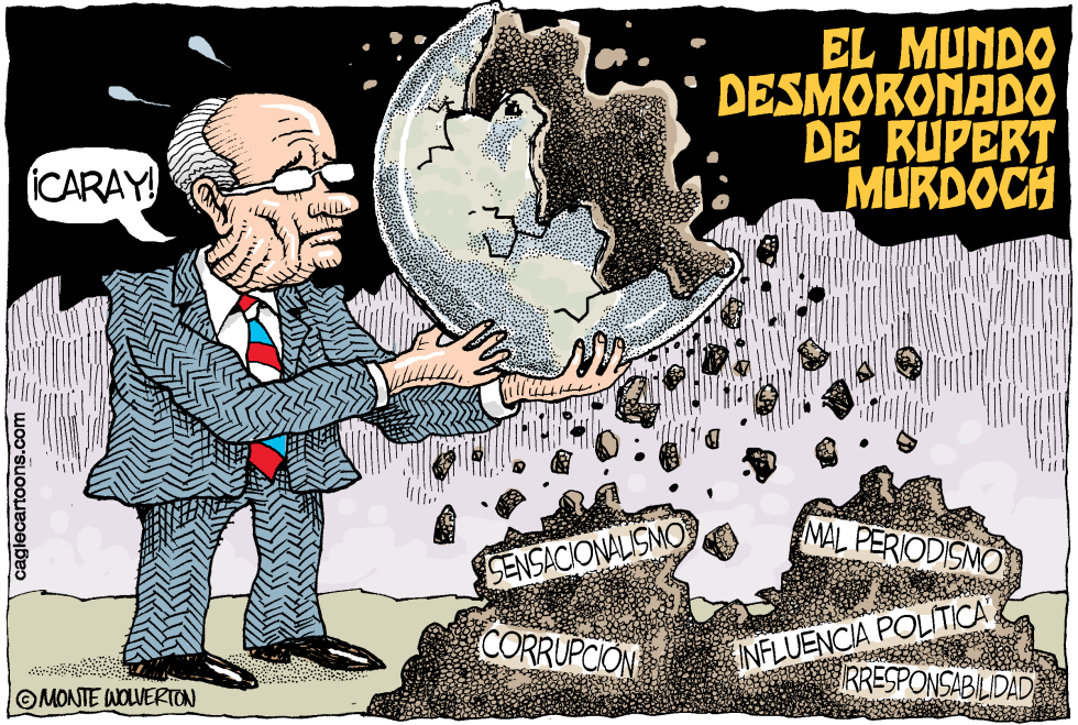  EL MUNDO DESMORONADO DE RUPERT MURDOCH  by Wolverton