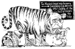 RUPERT MURDOCH BEAST by Daryl Cagle