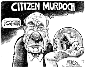 MURDOCH HE WROTE by John Darkow