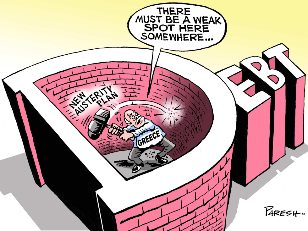  GREECE IN DEBT by Paresh Nath