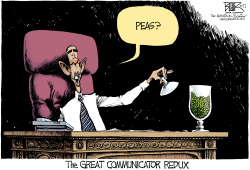 THE GREAT COMMUNICATOR REDUX by Nate Beeler