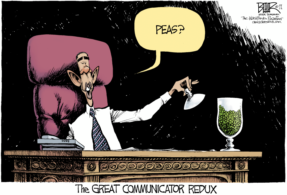  THE GREAT COMMUNICATOR REDUX by Nate Beeler