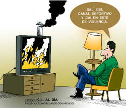 VIOLENCIA EN LA TV by Arcadio Esquivel