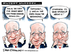 RUPERT MURDOCH BLAME GAME by Dave Granlund