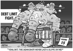 DEBT LIMIT FIGHT by RJ Matson