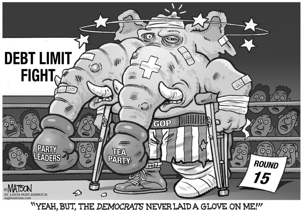  DEBT LIMIT FIGHT by RJ Matson